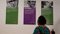 Rigoberta Menchú Tum en la biblioteca del CCM Haroldo Conti