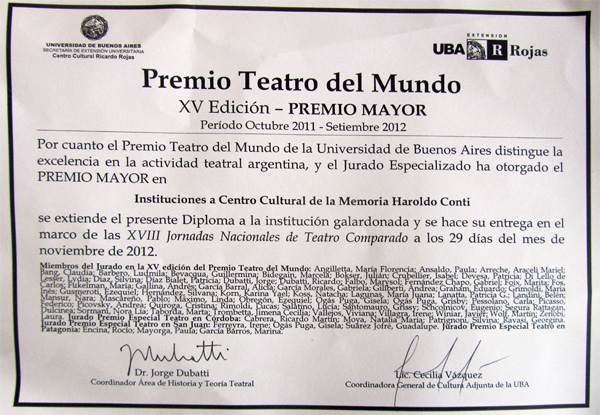 Premio Teatro