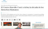 El Centro Haroldo Conti celebra la década de los Derechos Humanos