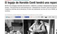 El legajo de Haroldo Conti tendrá una reparación histórica