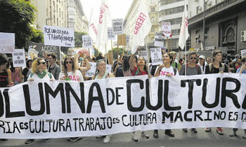 “Cultura es memoria, Macri no es cultura”